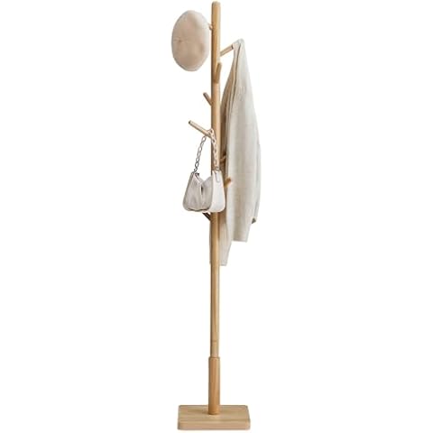 VASAGLE Solid Wood Coat Rack URCR010N01 Cover