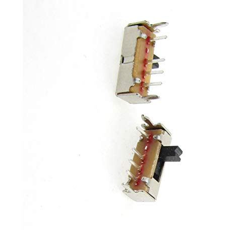 POWTAXBJGD 20pcs x Electrical SK13D01-VG3 3 Position 1P3T PCB Slide Switch 90 Degree 4 Pin 0.5A Plugs 50V DC