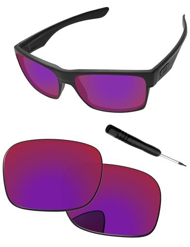 Image of Replacement Lenses & Screwdriver for Oakley TwoFace OO9189 Sunglass - Precision Fit, UV Block & Impact Resistant
