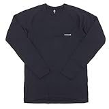 [モンベル] アンダーウエア メンズ ジオライン M.W.ラウンドネックシャツ 1107704 (ブラック(BK)/M)