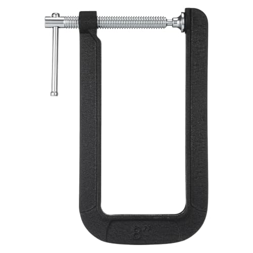 Image of 12 Inch Deep Throat C Clamp, Heavy Duty Cast Iron C-clamp for Woodworking, Welding, Metalworking & DIY Projects, Extra Deep Reach, Powder Coated Rust Resistant Frame