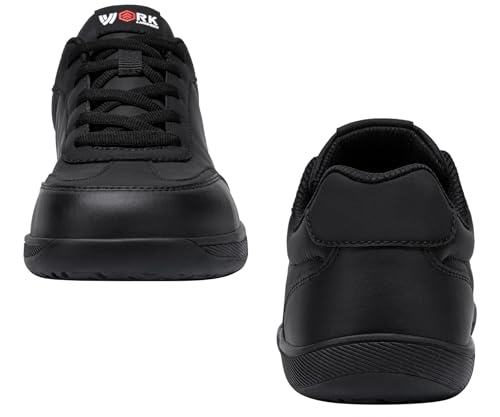 LARNMERN Steel Toe Skate Shoes Men Safety Work Sneakers Wide Toe Box Barefoot Zero Drop Non Slip Shoe4