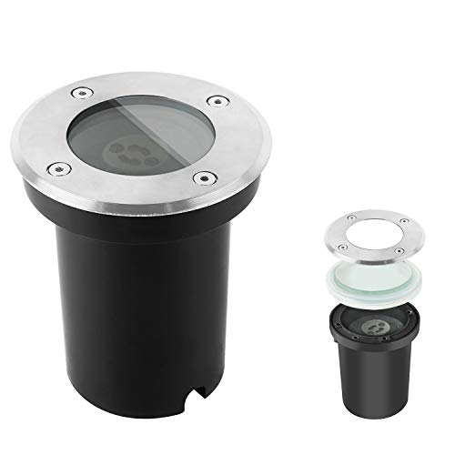 BAODE Foco Empotrable LED GU10 Foco (Redondo sin Bombillas, 1x Paquete ) Cover