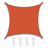 Sonnensegel, wasserdicht, rechteckig, 4 x 5 m, UV-Schutz, windabweisend, langlebig, Baldachin für Balkon & Garten, Sonnenschutz für den Außenbereich