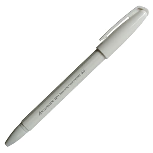 Stylo encre gel Antélique GP1-5SW luxe et finesse blanc neige