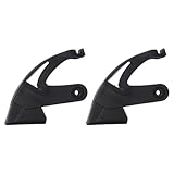 RiToEasysports Inline-Skates-Bremsen-Ersatz, Vollgummi-Rollschuh-Bremsbeläge für Schnelle Installation Im Innen- und Außenbereich, Universelle Passform, Hochleistungsbremsen, Verbesserte