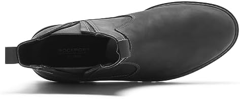 Rockport Men's Weather Or Not Chelsea Boot, Black Leather/Suede, 10 Wide | Image 2