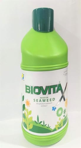 Image of Pi Industries Pi Biovita - Liquid Seaweed Concentrate Fertilizer For Utility In Gardens, Field Crops And Vegetables (500Ml)