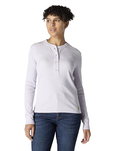 Image of Carhartt Women's TENCEL Fiber Series Relaxed Fit Long-Sleeve Ribbed Henley