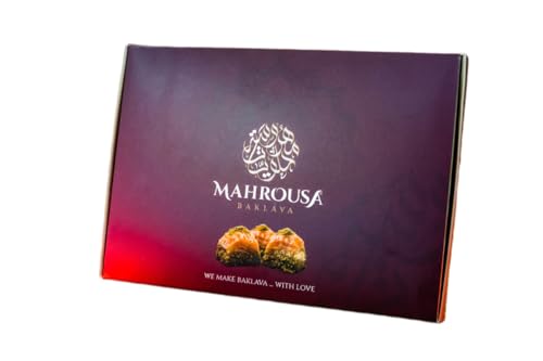 Middle Eastern Dessert With 4 Different Types Of Baklava In One Box, A Luxury Sweets Box Of Baklava...
