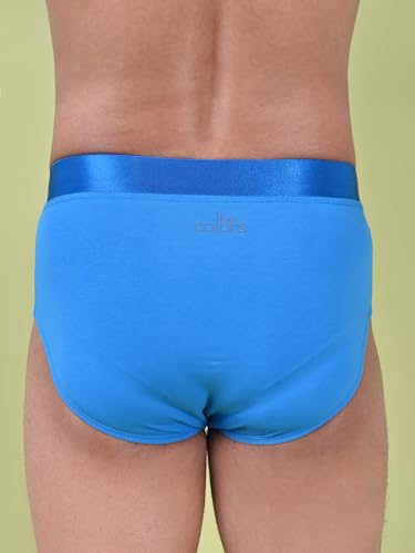 Image of Rupa Colors Modern Solid Brief for Men, Cotton Blend, Regular Fit, Outer Elastic, Pack of 1