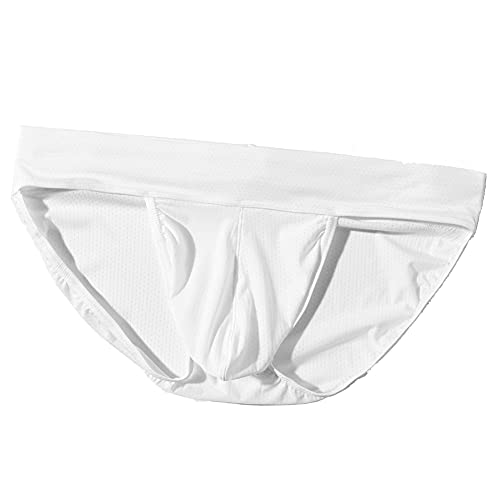 Summer Code Men's Underwear Striped Micro Mesh Briefs Breathable Underpants Pack2