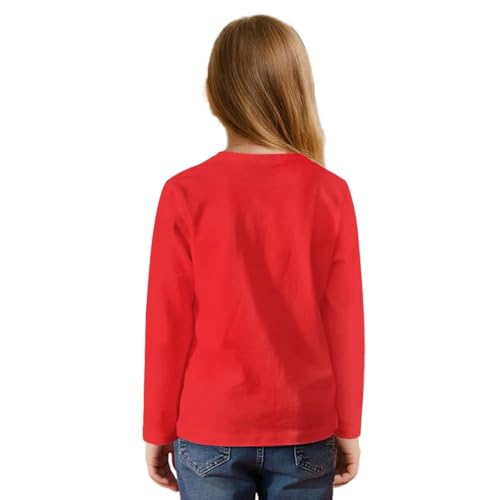 Girl Blouses with Tie Hem Fall Casual Tops Kid Fit Long Sleeve Shirts Spring Dress Clothes Cozy Size 5-12 Years Old2