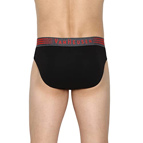 Image of Van Heusen Men Anti Bacterial Briefs - 100% Combed Cotton - Pack of 2 - Colour Fresh, Moisture Wicking