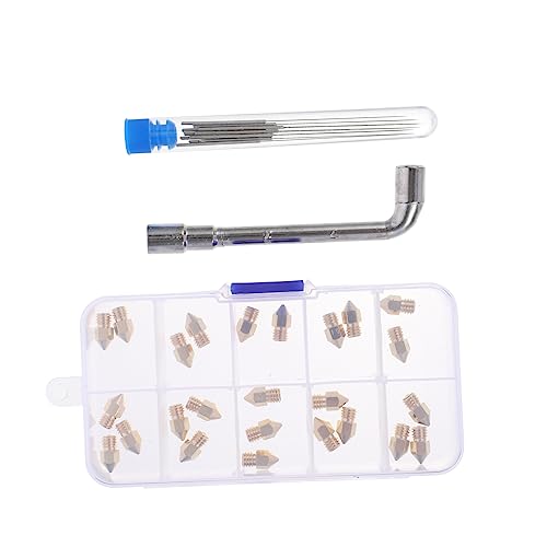 IMIKEYA Printing Nozzle Brass Printer Nozzles for Printer DIY Tool Kit Needles