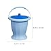 Chamber Pots with Lid, Portable , Spittoon Toilet, Bedroom Urinal, Plastic Spittoon Pee Pot Bucket, Bedside Night Urinal for Adult Patient Elderly Women Blue