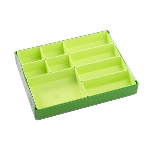 Gamegenic, Lime Green, 9 trays in 3 different sizes