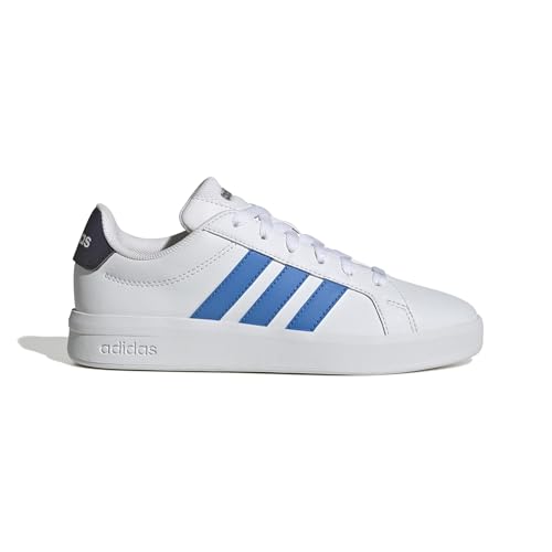 adidas Unisex Kinder Grand Court 3.0 Junior Shoes, FTWR White/Lucid Ray Blue/Aurora Onix, 40 EU – Ansicht 2
