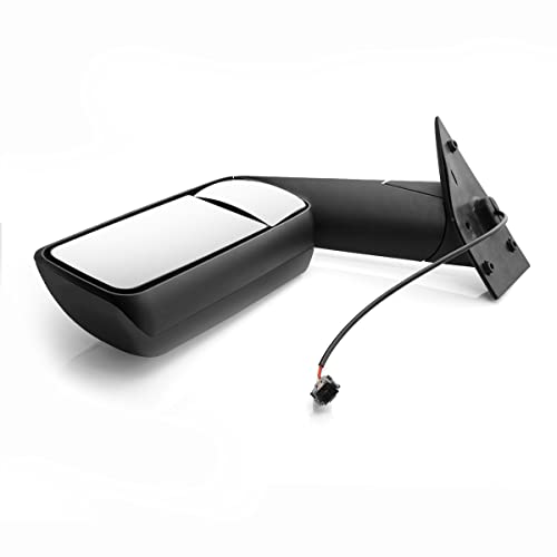 High Soar Door Mirror for 2018+Freightliner Cascadia II Power & Heated Motorized Mirror, Right Passenger Side, Black by High Soar - Image 7