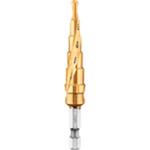 DEWALT Step Drill Bit Impact Ready 3/16-Inch-1/2-Inch (DWA1784IR)