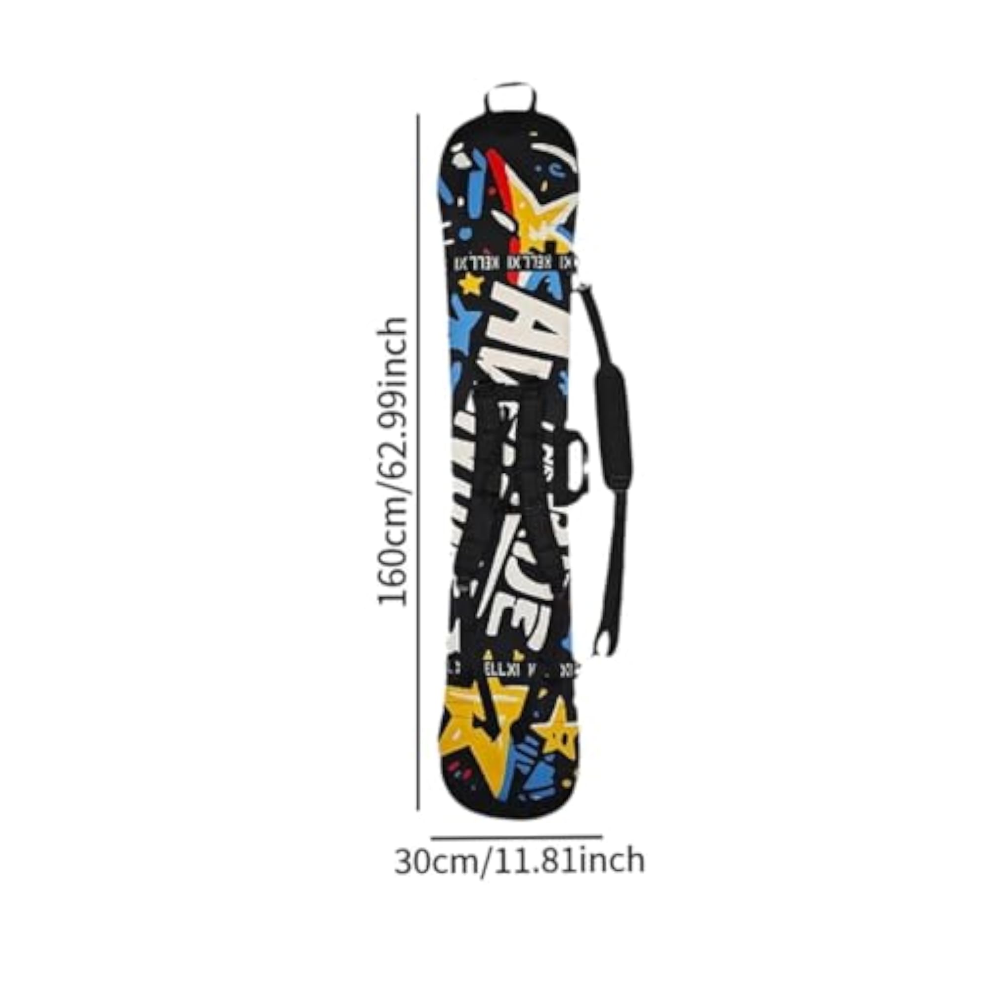 Snowboard Sleeve Bag with Carry Handle, 160cm