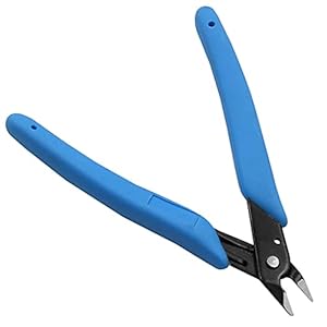 ZHENGCI Elektronik Seitenschneider mit blauen Griffen