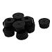 Produktbild sourcing map 12 Stück Stuhlbeinkappen Möbelgleiter Gummi Lautsprecher Möbel Stuhl Füße Pad 25mm x 22mm x 13mm schwarz de