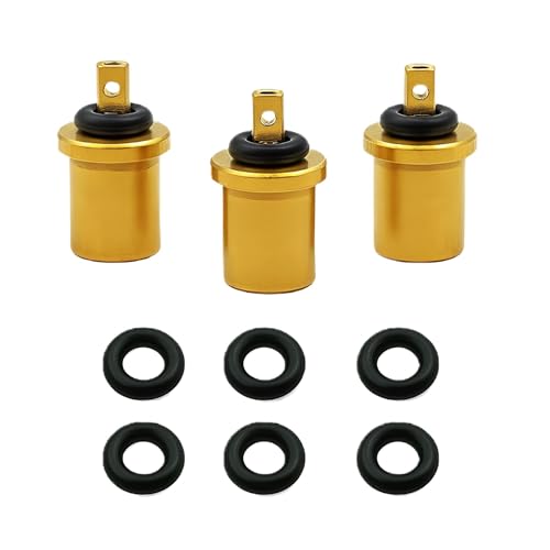 IN SELECT 3-Pack Butane Refill Adapter - Gas Canister Valve Connector Compatible with Cartidge Refills, Flat & Cassette Camping Stove Tank Converter for Outdoor Hiking