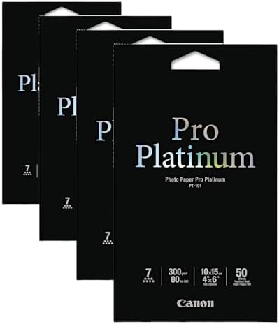 Canon Photo Paper Pro Platinum, 4 x 6 Inches, 50 Sheets (2768B014), White image 4
