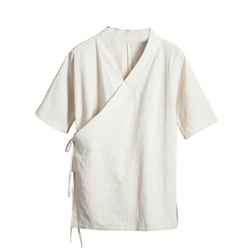 Chemise homme costume ancient en lin noble et coton de qualité