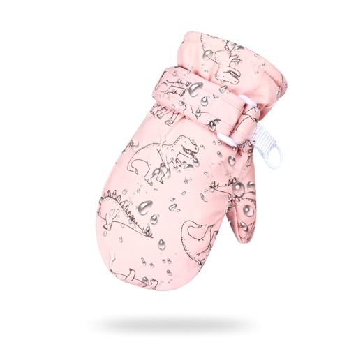 jerague Toddler Baby Kids Winter Mittens Waterproof & Fleece Ski Gloves Snow Warm Mitten for Boys Girls3