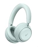 Soundcore Space 2 di Anker, Cuffie con cancellazione attiva del rumore, vestibilità comoda, 50 ore, audio wireless HD LDAC, 2 connessioni, chiamate nitide, BT 6.1, modalità Nap, rilevamento usura