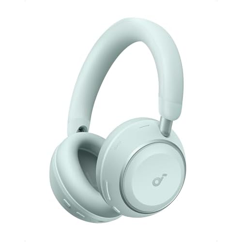 soundcore Space 2 by Anker, Active Noise Cancelling Headphones, Comfortable Fit, 50H Playtime, LDAC Hi-Res Wireless Audio, Dual Connection, Clear Calls, Bluetooth 6.1, Nap Mode, Wearing Dete
