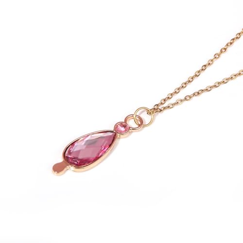 Collier ras du cou rose en cristal, le cadeau idéal pour femme