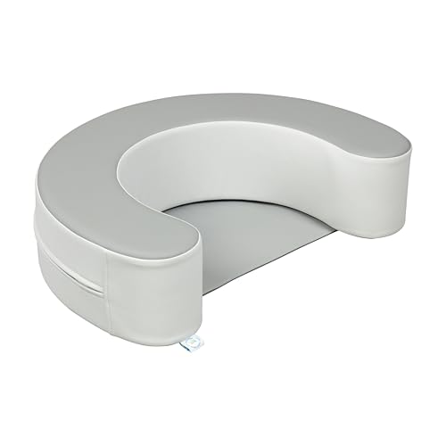 ECR4Kids SoftZone Sit-Up Support Ring, Baby Essentials, Grey/Light Grey
