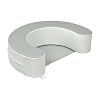 ECR4Kids SoftZone Sit-Up Support Ring, Baby Essentials, Grey/Light Grey