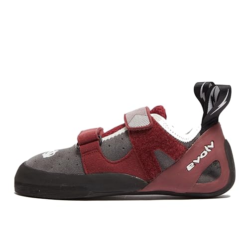 Evolv Elektra Climbing Shoe - Women's Merlot/Gray 4