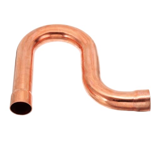 PATIKIL 1 3/8 Inch ID P-Trap Copper Pipe Fitting