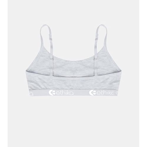 Ethika Girl's Pullover Bra | Light Heather2