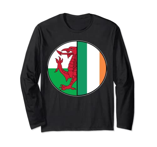 Teilweise walisisches und teils irisches Familiengeschicht Langarmshirt