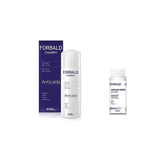 Pack tratamiento anticaída Forbald champú+cápsulas