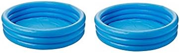 Intex - Inflatable Swimming Pool (45 Inches by 10 Inches) (Crystal Blue) (2-Pack)
