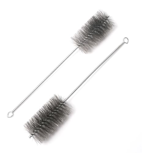 12�C���` �p�C�v�N���[�j���O�u���V�Z�b�g �X�e�����X�X�`�[���u���V�t�� �X�`�[�����C���[�`���[�u�u���V�L�b�g �����ԕ��i�̌����A�@�B���H�A�{�g���A�`���[�u�ȂǗp(50mm-2��)