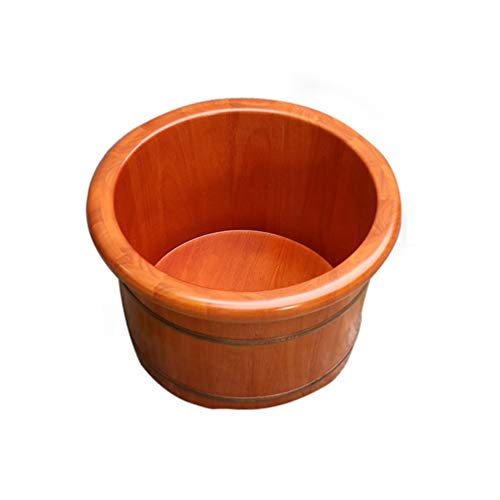 Bañera de pies de madera para spa y masaje miniatura 2