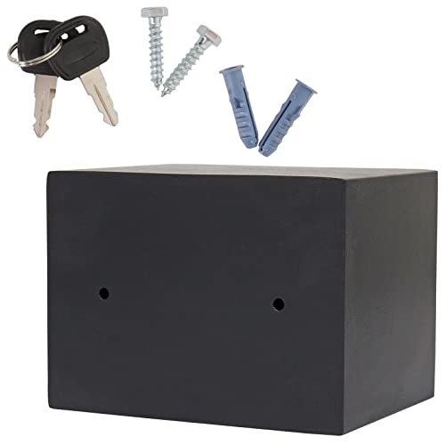 Rottner Möbeltresor Jupiter 1, Elektronikschloss mit mechanischer Notöffnung und 2 Schlüssel, anthrazit, BxHxT 23x17x17 cm, inkl. Befestigungsmaterial, Filzeinlage