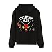 Hellfire Club Stranger Things Pull Couple Basic Manche Longue Coton Chandail Leger Drawstring Blocs Halloween Oversize Capuche Travail Ample