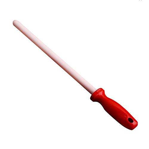 Lmaray Ceramic Sharpening Rods 39 cm / 15 pouces - For Homes Hotel Kitchens Slaughterhouses and Processing Plants - Fast Sharpening Knives Cover