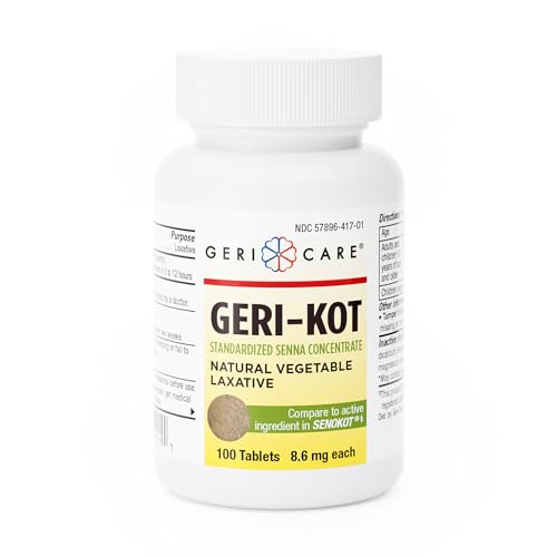 Gericare Geri-kot Natural Vegetable Laxative-100 Tablets by Geri-Care