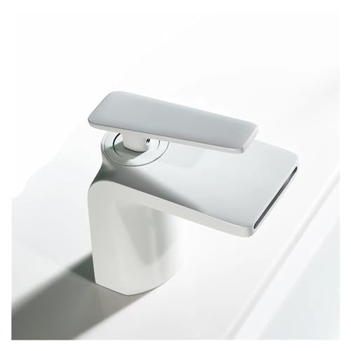 Grifo de lavabo gris monomando para evitar salpicaduras 5