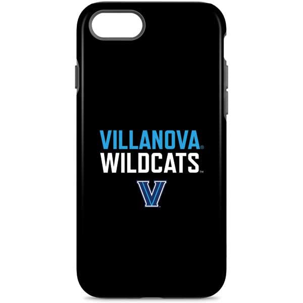 Skinit Pro Phone Case Compatible with iPhone 8 - Officially Licensed College Villanova Wildcats Black Design